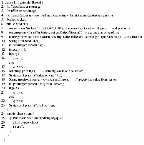 Figure 1. An Example Client Program