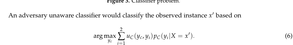 Figure 3. Classifier problem.